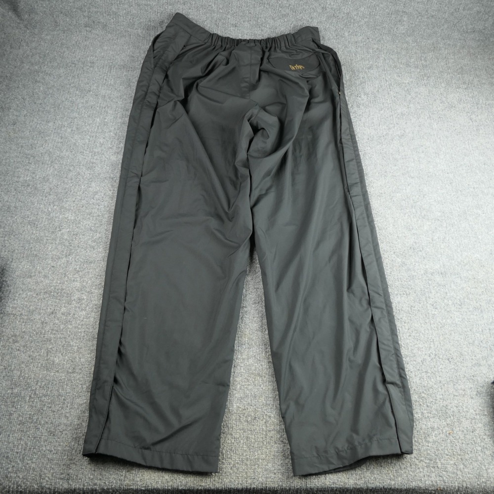 FootJoy DryJoys Pants Mens XL Black Waterproof Golf Rain Wind Full Side Zip